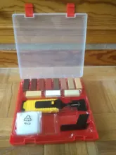 Herramientas de reparación para arañazos de suelo, Kit de reparación de laminado, sistema de cera, encimera de suelo, carcasa resistente, Chips, juego de herramientas de reparación de arañazos