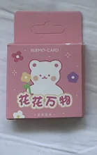 46 unids/caja lindo oso flores decorativos papelería mini pegatinas Scrapbooking DIY álbum diario palo etiqueta