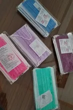 Mascarilla Desechable para adultos, máscara de 3 capas con sujeción para las orejas, Lavabili, 10/50/100 Uds.