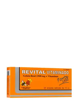 

Revital vitamin forte 1500 20 vials vitamin feed