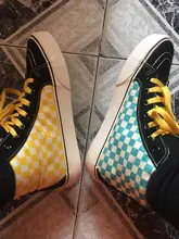 Zapatillas de lona con estampado de dibujos animados para hombre y mujer, zapatos vulcanizados de alta calidad para monopatín, primavera y verano