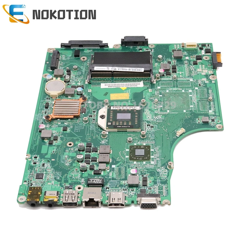 NOKOTION материнская плата для ноутбука acer aspire 5553 5553G DA0ZR8MB8E0 MBPV606001 основная плата разъем S1 DDR3 Бесплатный процессор