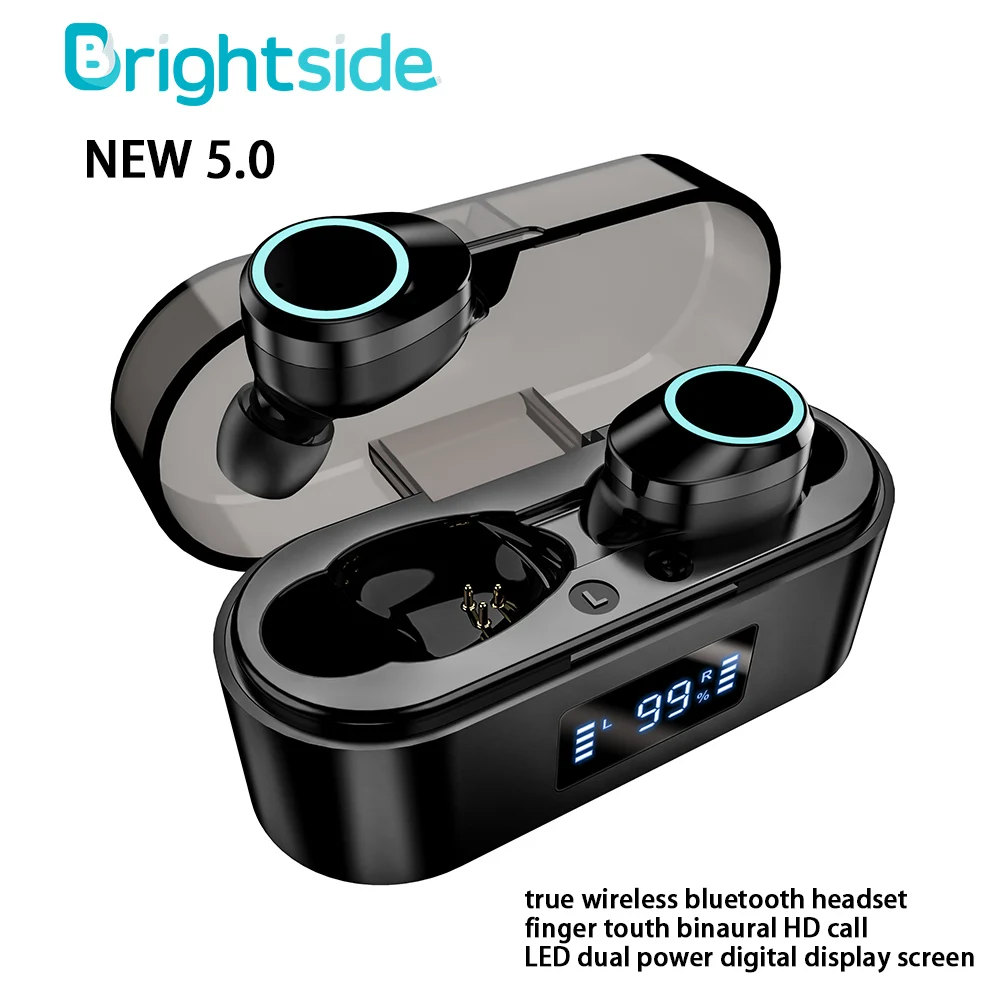 

TWS true Wireless Headphone Bluetooth 5.0 Earphones300mAh Charging Box Stereo Sports Waterproof Earbuds Headsets