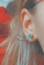 Pendientes de acero inoxidable estilo Punk Unisex, 5 colores, joyería para las orejas, Piercing gótico Rock, venta al por mayor, 1 par