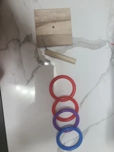Ring Toy-Supplies Bird Parrot Intelligence Platform Chew-Toy Plastic Training Wood Pet-Develop