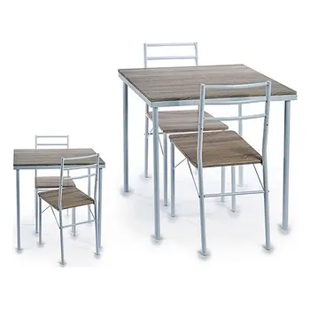 

Table set with 2 chairs Gift Decor PVC Metal (60 x 74 x 80 cm)