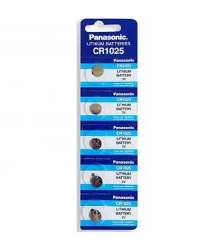 

Pilas de boton Panasonic bateria original Litio CR1025 3V blister 20X Unidades