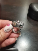FDLK-Anillo de leopardo con incrustaciones de cristal para mujer, sortija Unisex con personalidad, regalo de joyas de fiesta
