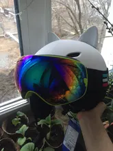 ELAX-Gafas de esquí antiniebla de doble capa, gafas de esquí para nieve y Snowboard, gafas de motonieve para deportes al aire libre