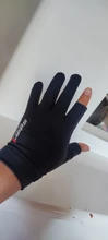 Guantes de conducción de seda de hielo para Golf, guantes de pesca de dos dedos, antideslizantes, de alta elasticidad, protección ultravioleta