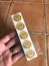 Sello de pegatinas redondas hechas a mano con amor, rollo de etiquetas adhesivas para decorar paquetes, pegatinas hechas a mano, supplies50-500pcs de papelería