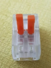 Cable-Connectors Splicing Push-In-Terminal-Block Fast-Wire Universal Mini SPL-2/3 Compact
