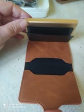 Bycobecy-tarjetero de aluminio con broche para hombre y mujer, funda de Metal RFID para tarjeta de identificación inteligente, Delgado, titular de la identificación, cuero PU