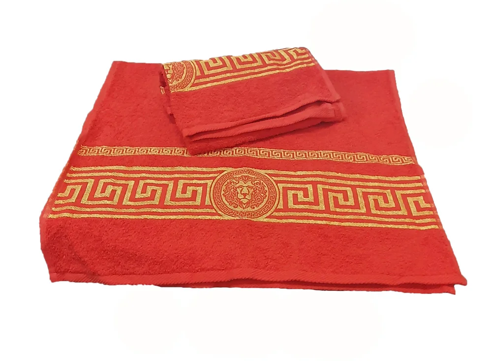 Towels вышний волочек towel Terry Lions red (пл.375) |