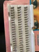 Conjunto de pestañas individuales, 60 uds., cabello humano de 100%, 10,12,14mm, tamaño variado, Natural, extensión de pestañas individuales, herramientas de maquillaje