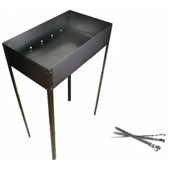 

BBQ prefabricated giraffe 500 x x 850mm + 6 skewers bastion-prom