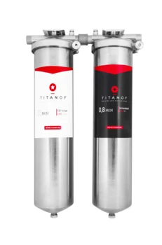 

Титановый фильтр для воды TITANOF + сетчатый механический фильтр TITANOF СТ 6 (6000 л/ч)