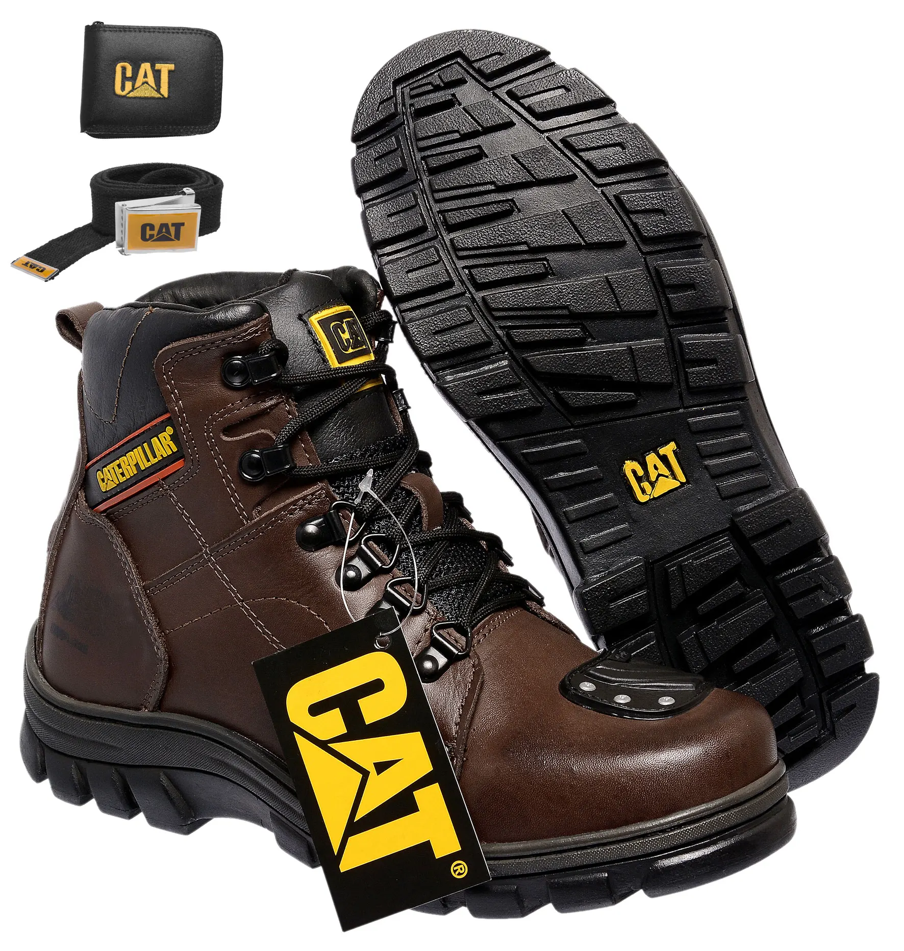 Coturno Boot Caterpillar CAT Adventure Men's Trail Top Econ! - AliExpress