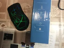 Ratón mágico inalámbrico de 2,4g para juegos, Mouse inalámbrico con Bluetooth, modo Dual, retroiluminado, 1600dpi, para Pc y portátil