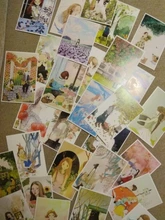 Rozen Maiden-30 hojas/juego, tarjeta de felicitación/mensaje/tarjeta de regalo de Sobre Carta de cumpleaños