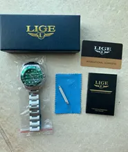 LIGE-reloj deportivo de cuarzo para hombre, accesorio Masculino de pulsera resistente al agua 30ATM con calendario, complemento Masculino de marca de lujo a la moda