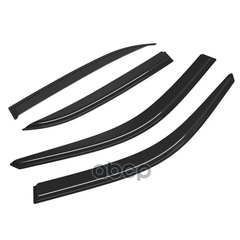 Set Deflectors Series Samurai Hyundai Accent 2000-2011/Overhead/Tape/T 4 PCs. /Voron Glass art. DEF00232 | Автомобили и мотоциклы