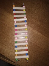 Birds Swing Wooden Bridge Ladder Climb Cockatiel Parakeet Budgie Parrot Pet Toy New