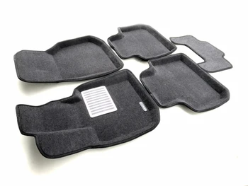 

Textile 3D mats euromat3d luxe in the salon for BMW X4 (G02) (2018-) with a metal heel
