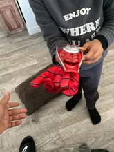 Nuevo Hombre Araña juguetes de plástico Cosplay guante de Spiderman juego de iniciador con la caja Original divertido juguetes para niños Año Nuevo cumpleaños Gi