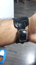 Punk Wristband Bracelet Vintage Genuine-Leather Bangles Jewelry Warblade Men Brown Wide