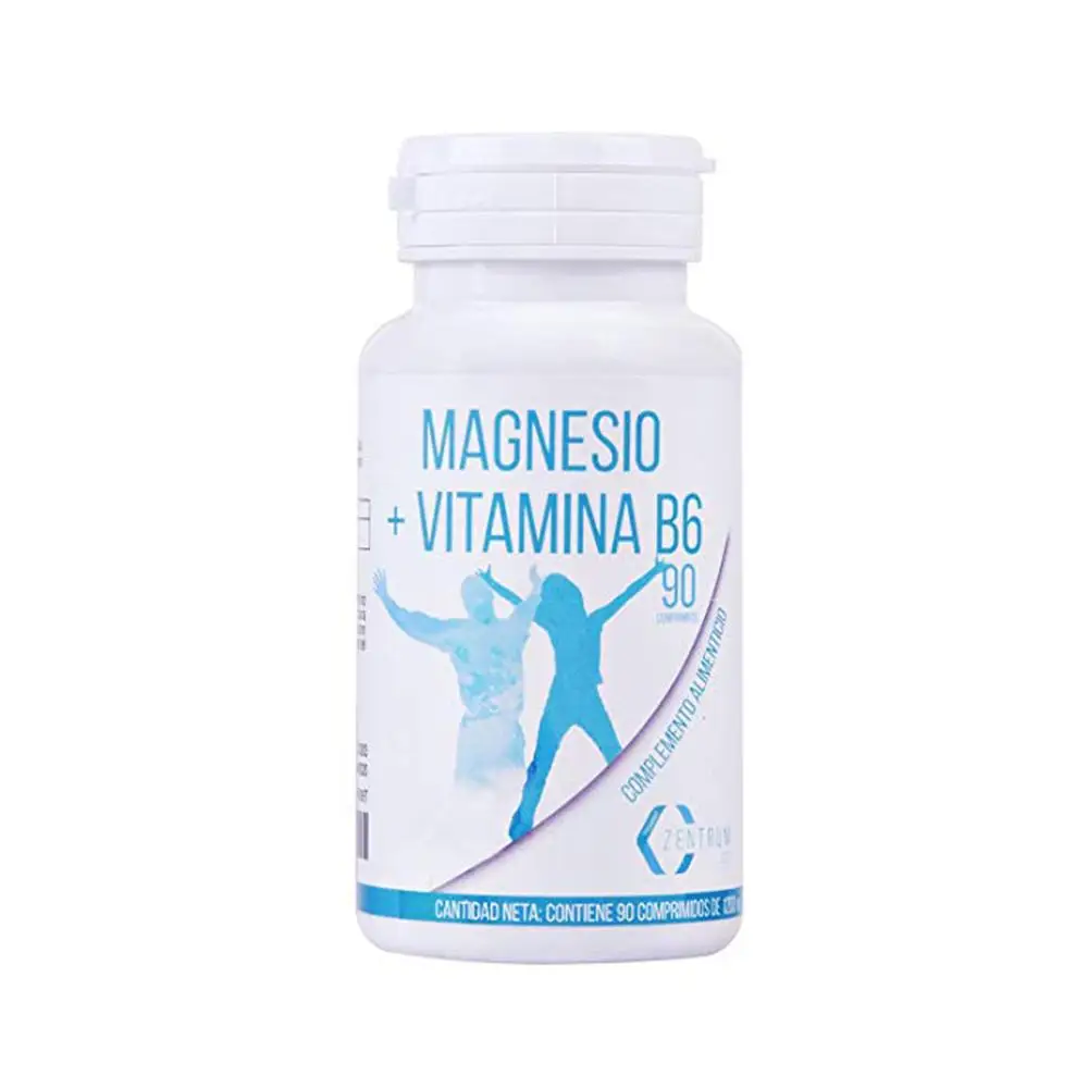 Magnessium with vitamin B6 | Reduces tiredness | Magnessium and B6 Increases the daily Energia | 90 tablets Zentrum Magnessium with vitamin B6 | Reduces tiredness | Magnessium and B6 Increases the daily Energia | 90 tablets Zentrum