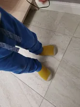 Mocasines antideslizantes para bebés y niños pequeños, zapatillas de interior para niños, de punto de algodón transpirable, Ideal para regalo