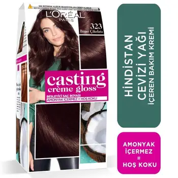 

L'OREAL PARIS CASTING Ammonia-Free Nourishing Hair Dye Dark Chocolate 323