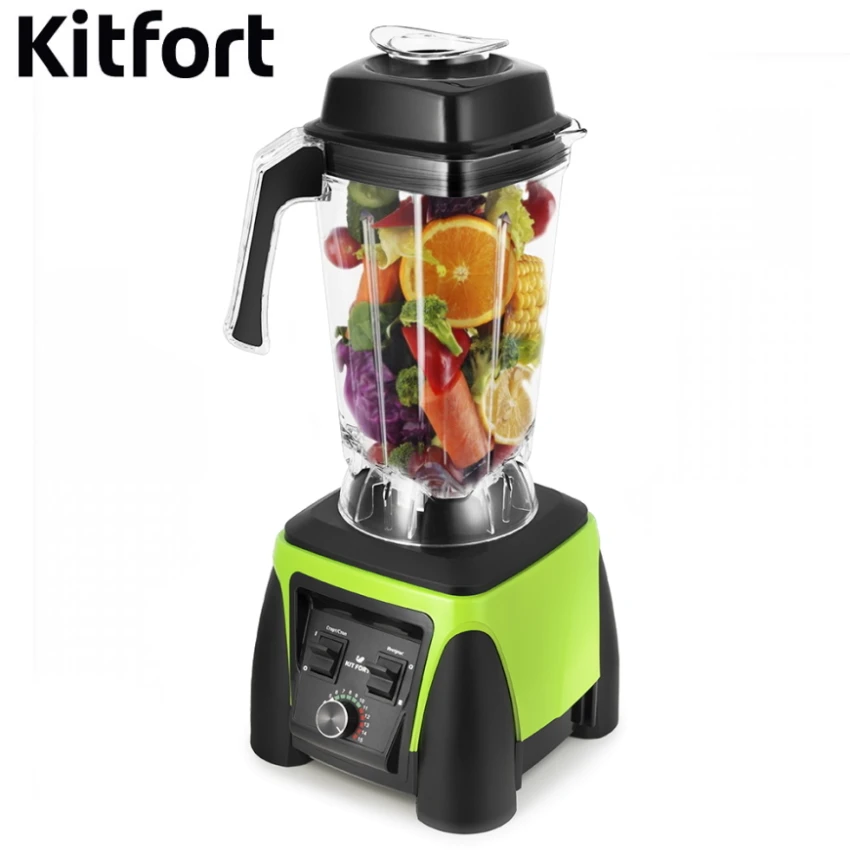 Зеленый Блендер Kitfort KT-1360 - Цвет: Зеленый