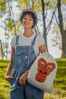 

Angemiel Bag Orange Sinirli Gorilla Cloth Backpack