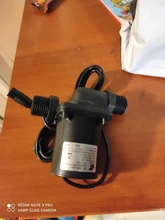 Bomba de agua sin escobillas de 12V y 24V CC, calentador de agua Solar silencioso de 4 puntos con rosca, potenciador de calefacción para suelo de la ducha, IP68