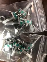 Codificador rotativo de eje ciruela EC11, interruptor largo de manija, 15mm, 20mm, potenciómetro Digital con interruptores