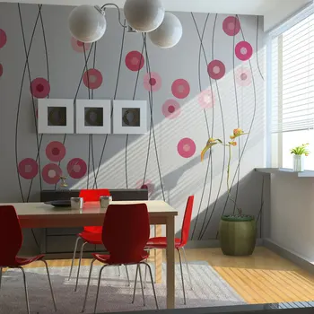 

Wall mural-buttons pink-350x270 cm