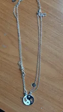 2 unids/set mejores amigos par collares Yin Yang encanto colgante, collar de la joyería para los amantes de las Hermanas de San Valentín regalo FSPXL316