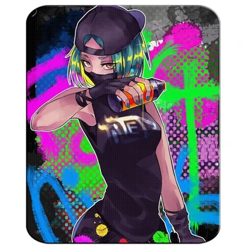 

MAT LITTLE GIRL GRAFITERA VIDEO GAME mousepad raton