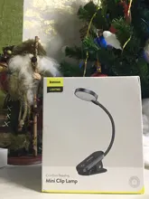 Baseus Book Light USB Led Rechargeable Mini Clip-On Desk Lamp Light Flexible Nightlight