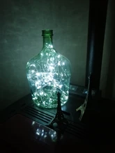 Light-String Decoration Garland Courtyard-Lamp Christmas-Lights Fairy LED Bedroom Garden