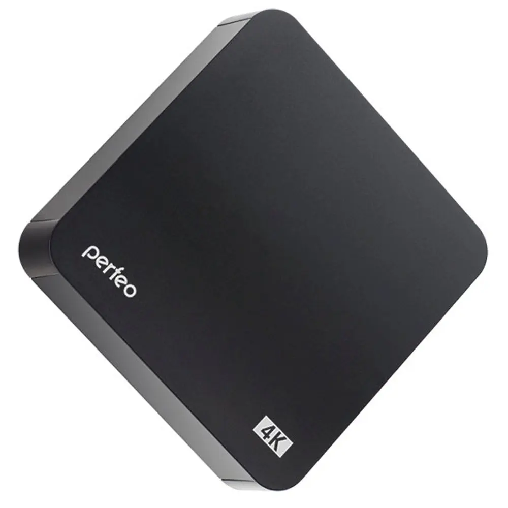 ТВ приставка Android PERFEO Chrono SMART TV BOX (DVB-T2/C Wi-Fi IPTV 4K HDMI 4 USB) | Электроника