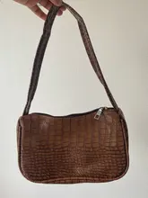Bolsas de mensajero de hombro Retro con diseño de cocodrilo para mujeres, bolsos Vintage para mujeres, bolsos casuales de hombro sólido, nuevo bolso cruzado