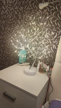 LED Night Light Mini Christmas Tree Copper Wire Garland Lamp For Home Kids Bedroom Decor
