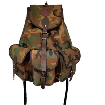 

Big in canvas with 3 pockets camouflage hunting backpack