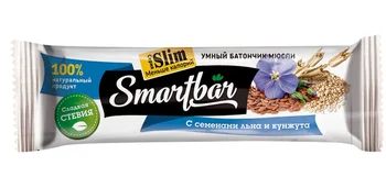 

Batonchik Musley-with flax and sesame seeds, smartbar slim 25g.