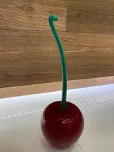 Juego de brochas creativas para el inodoro, cepillo en forma de cereza/manzana, cabeza gruesa, exfoliante adorable, commode, vino, rojo, verde, blanco