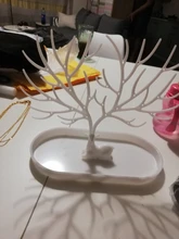 WE-pendientes de ciervo negro rosa blanca y rosada, collar, anillo, pendiente pulsera joyería, cajas y soporte de exhibición, bandeja de almacenamiento de árbol, joyería