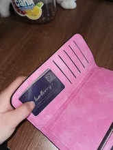 Billetera Baellerry de cuero de las mujeres de lujo tarjeta soporte embrague Casual mujeres carteras bolsillo con cremallera bolsillo Hasp cartera mujer bolso